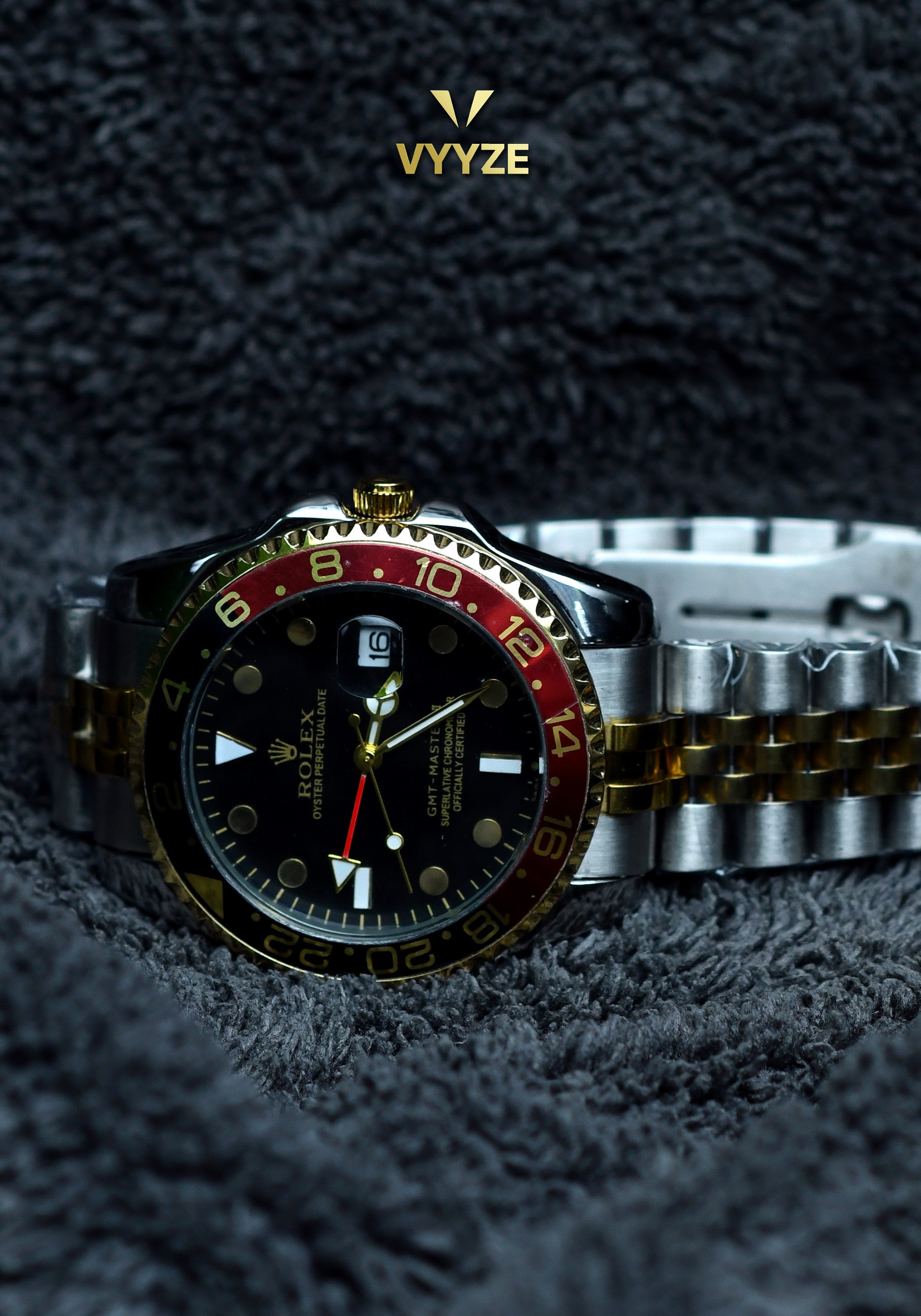 RLX GMT (Black & Red Bezel Edition)