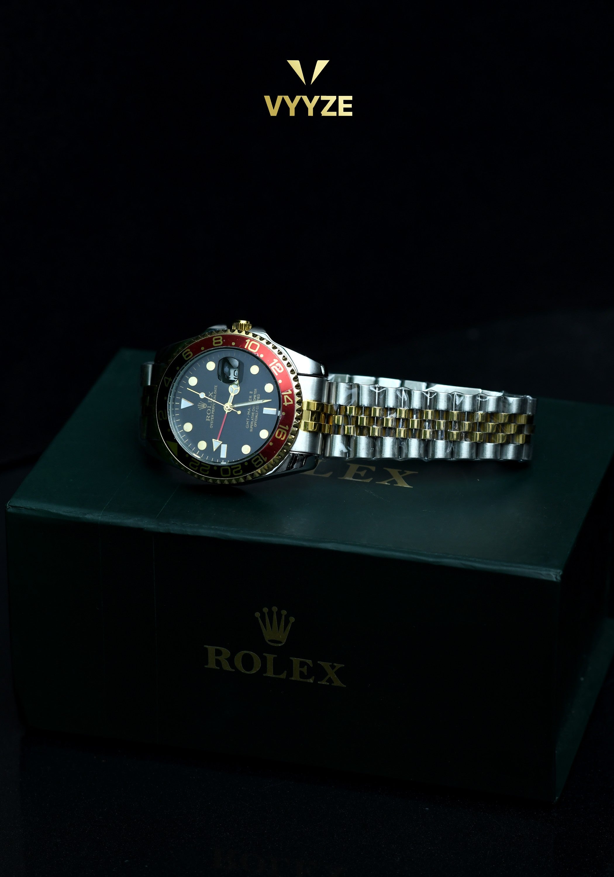 RLX GMT (Black & Red Bezel Edition)