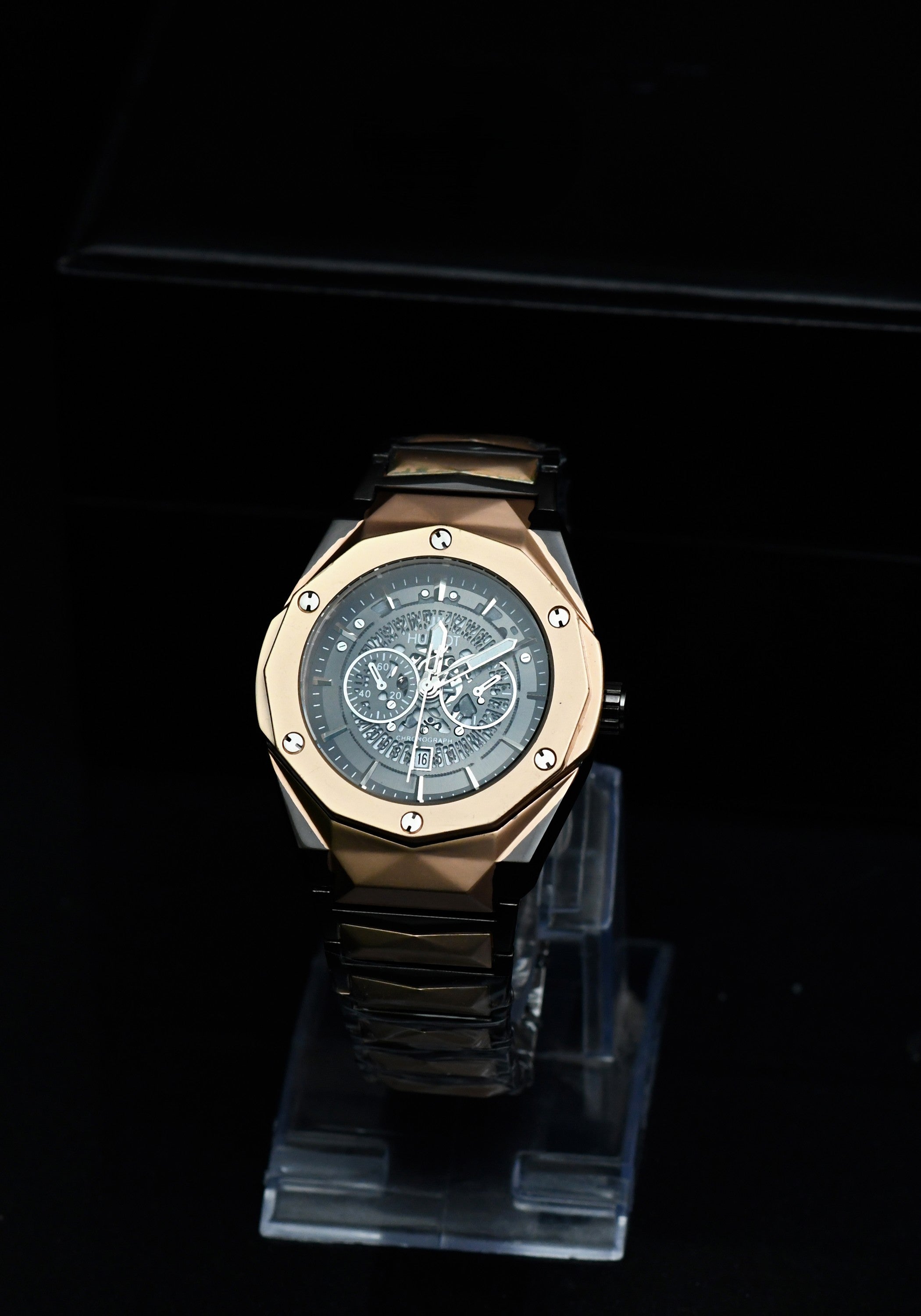 Hublot Diamond Cut Golden