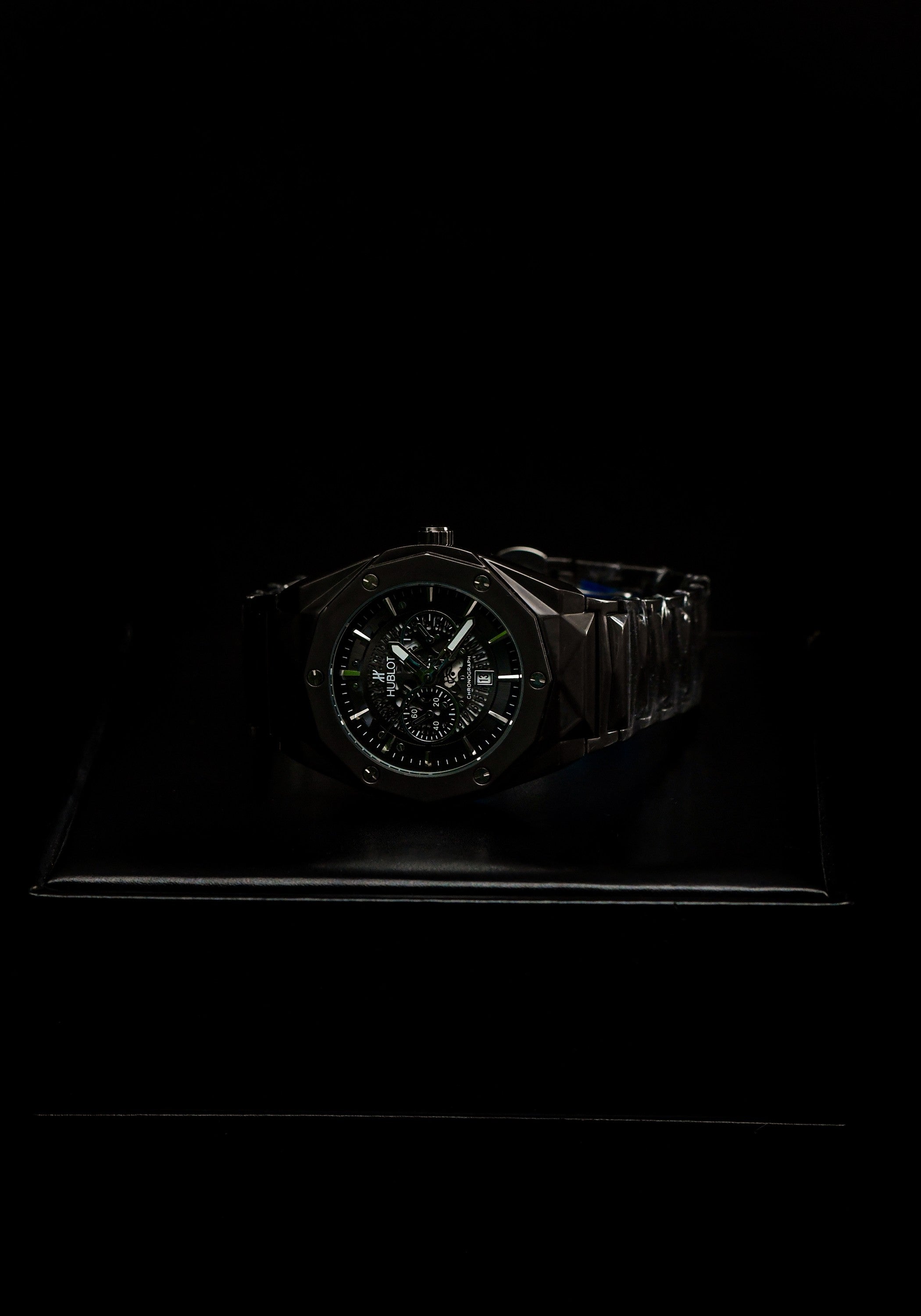 Hublot Diamond Cut Black
