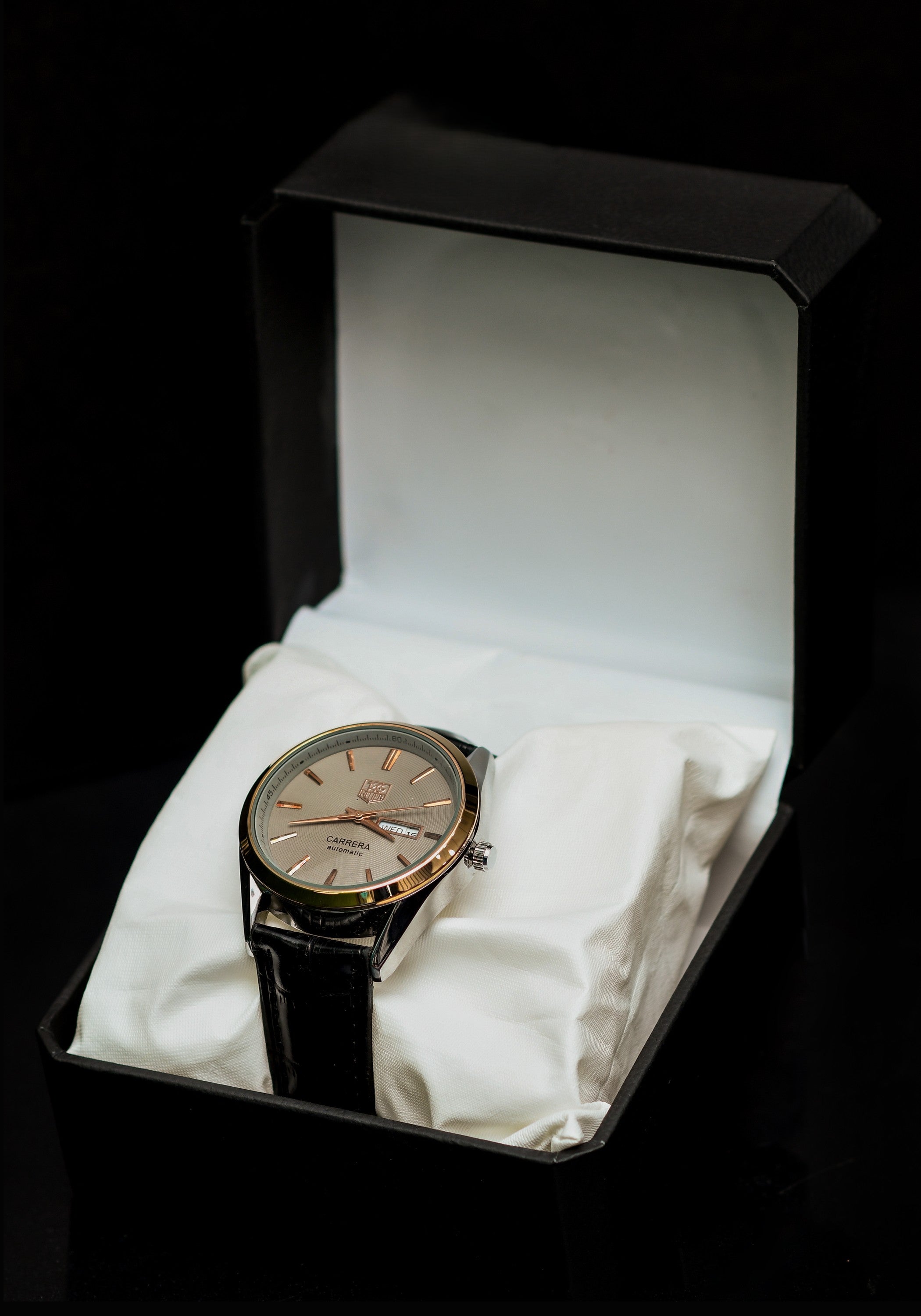 TH Leather Strap Black (GMT)