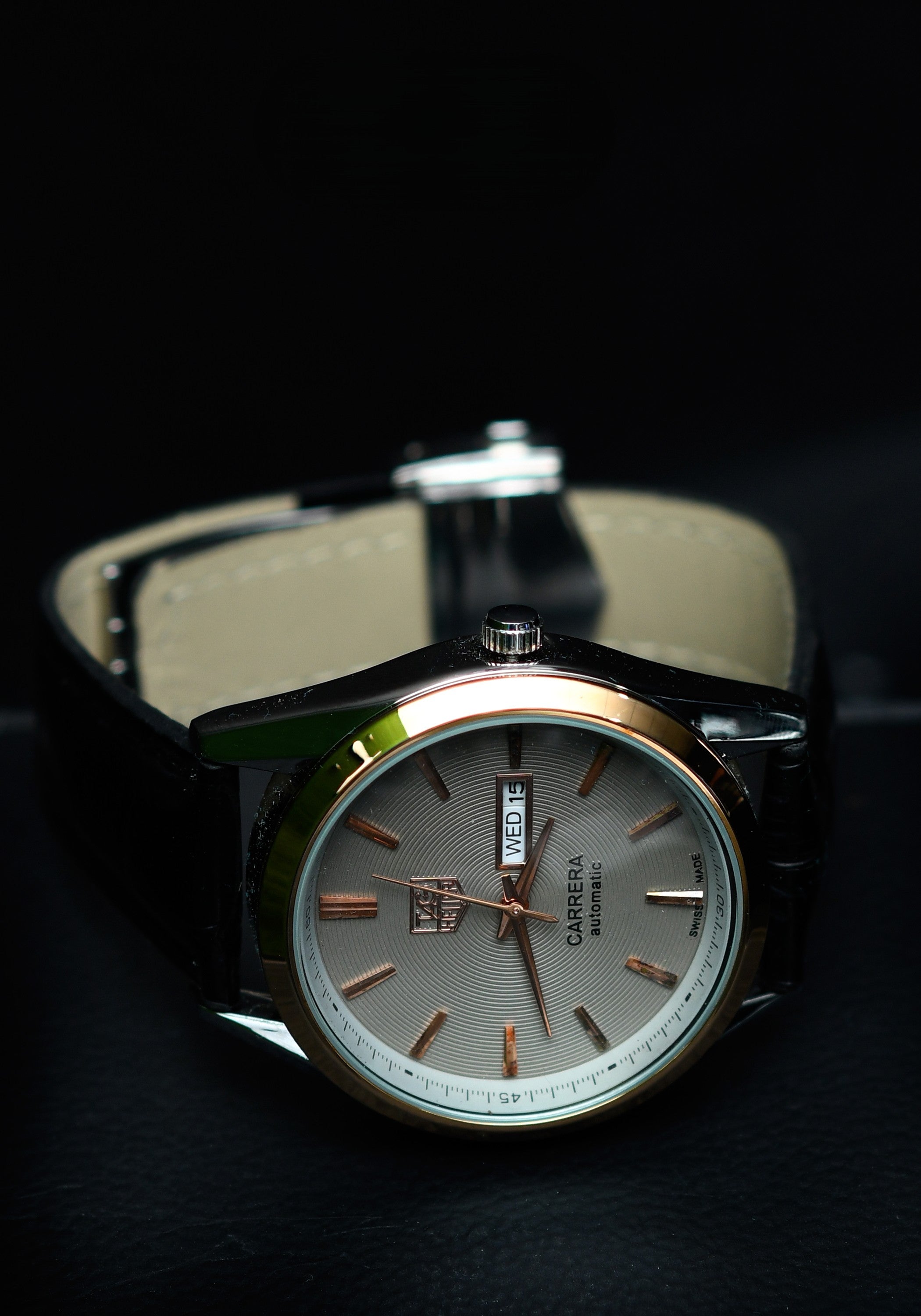 TH Leather Strap Black (GMT)