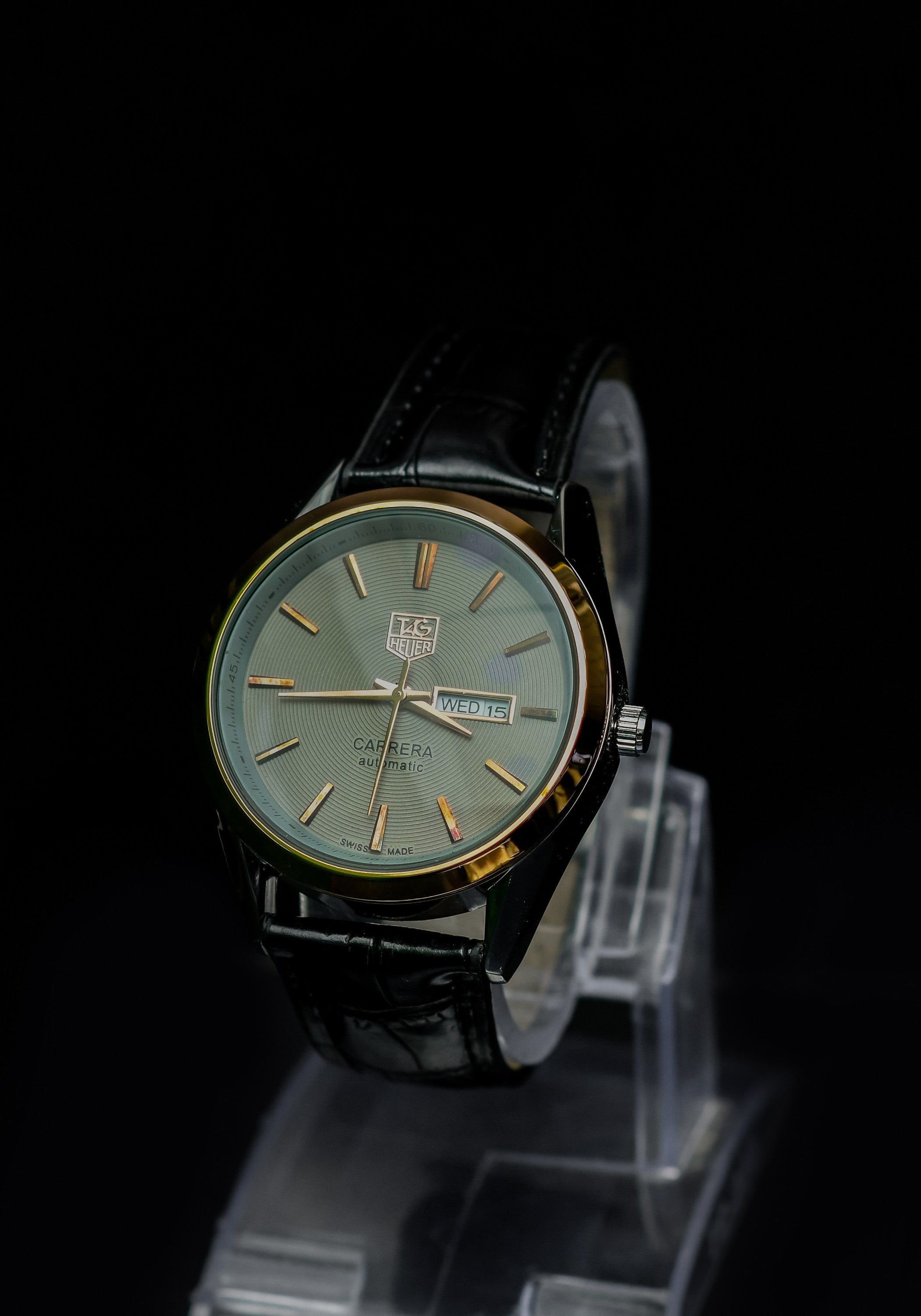 TH Leather Strap Black (GMT)