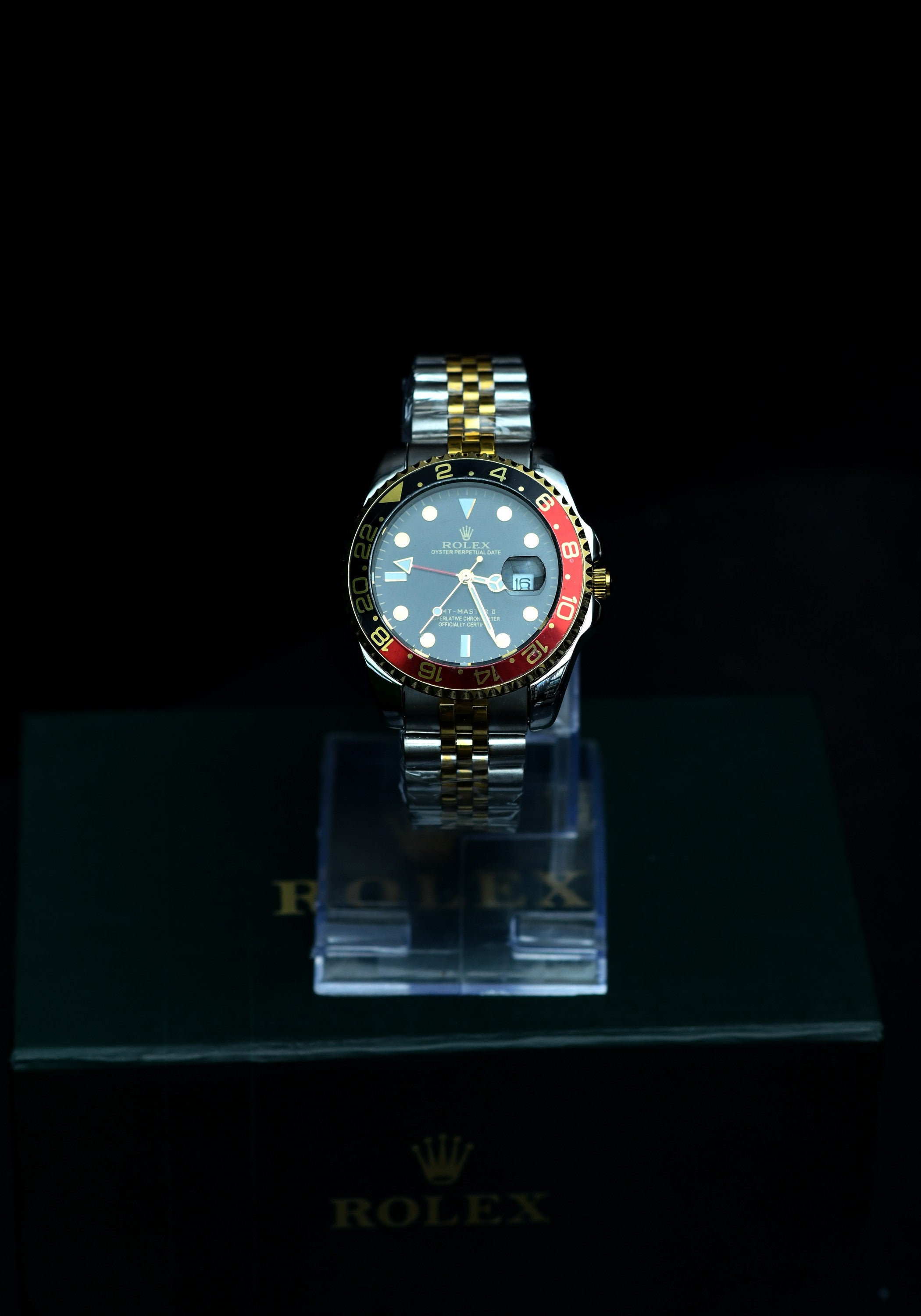 RLX GMT (Black & Red Bezel Edition)