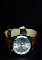 TH brown Leather Strap